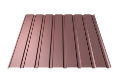 Профнастил ПС 15 Ruukki Rantech T15 0,45 mm RAL8017