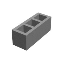 Бетонний блок для вентиляційних каналів 250x250x660 Золотий Мандарин