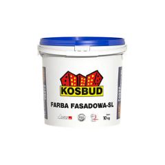 Силиконовая фасадная краска Kosbud 10кг (белая база)