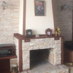 Цегляний камін