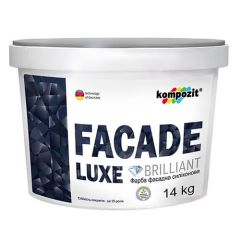 Фарба фасадна силіконова FACADE LUXE Kompozit, 14 кг