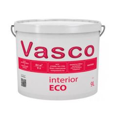 Фарба інтер'єрна Interior ECO VASCO біла 9л