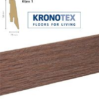 Плинтус Kronotex Ktex 1 Дуб Вейвлес Темний 3072