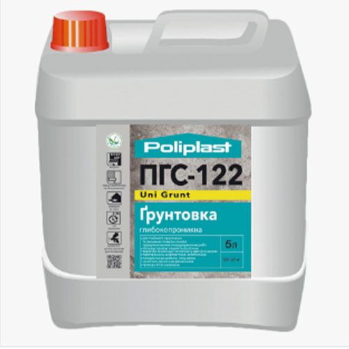 Полипласт ПГС-122 Грунтовка глубокопроникающая 10л