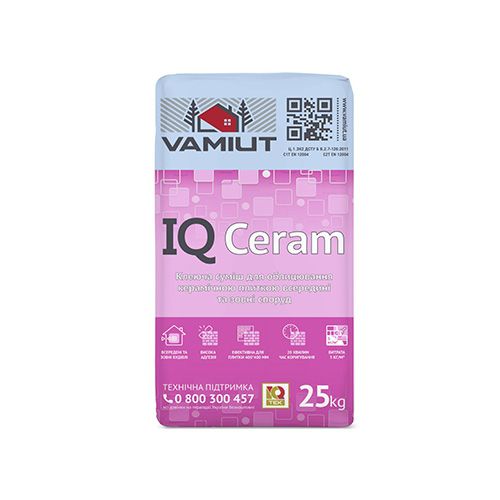 IQ Ceram Клей для керамической плитки Vamiut