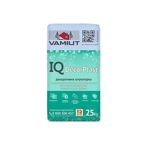 IQ DecorPlast T-2,0 mm Декоративная полимерцементная штукатурка Vamiut