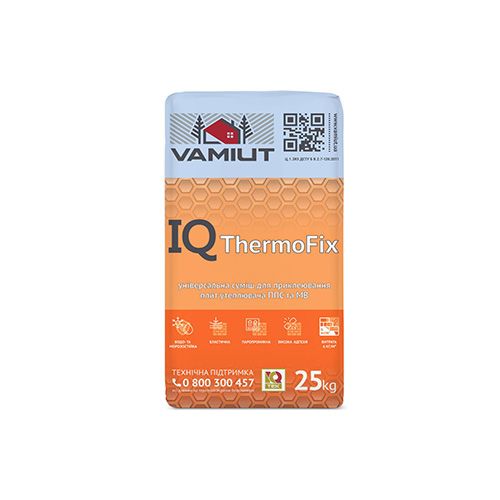 IQ Thermo Fix Смесь SR для приклеивания ППС утеплителя Vamiut 