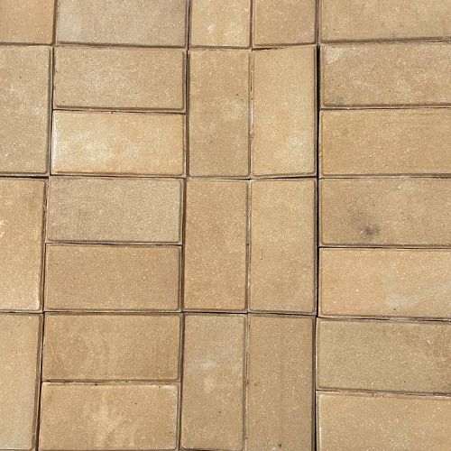 Клинкерная тротуарная плитка Old Gold 200x100x50 мм (брусчатка)