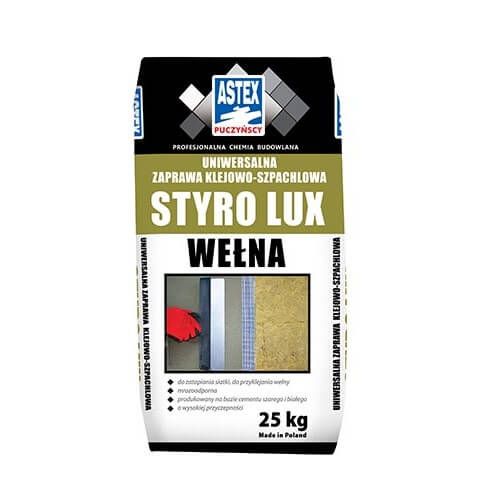 Клей для мінеральної вати Astex Styro lux Welna