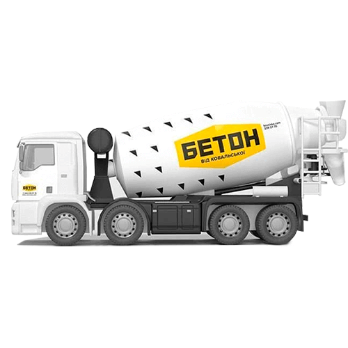 Бетон М 300 БСГ В25 Р3 F200 W6 Ковальська (літній)