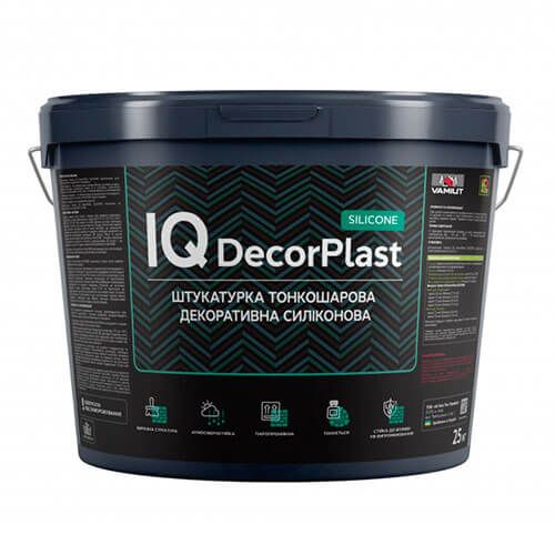 Силіконова фасадна штукатурка Vamiut IQ DecorPlast (Silicone) 1.5 мм