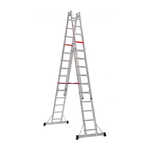 Лестница двухсекционная алюминиевая телескопическая VIRASTAR 2x6