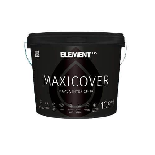 Фарба інтер`єрна, матова, латексна, водно-дисперсійна MAXICOVER Element PRO, 10л