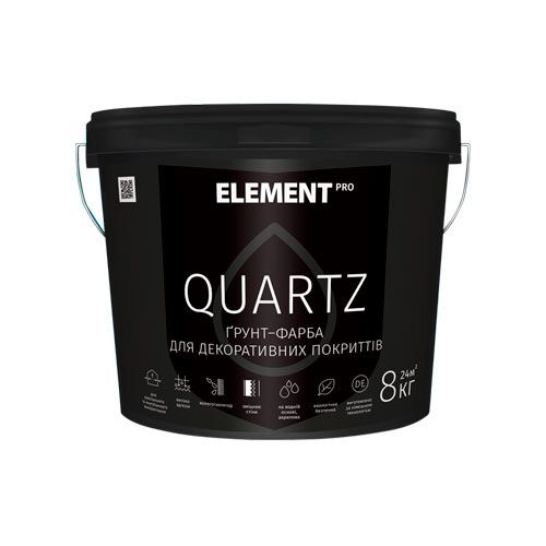 Грунтівка структурна Quartz Element PRO, 25кг