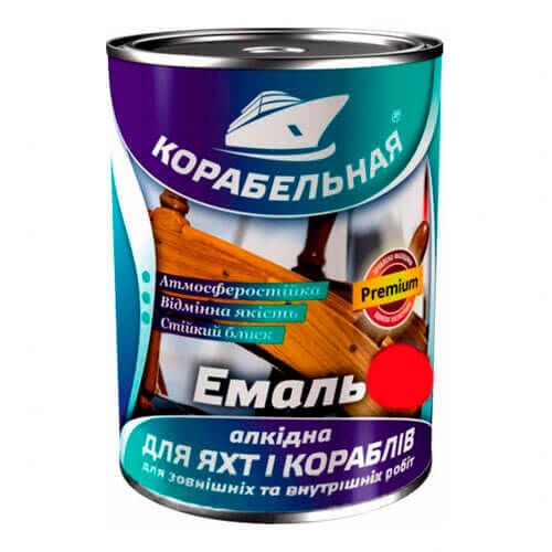 Емаль алкідна Корабельна червона 2,8 кг (фарба ПФ-115)