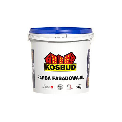 Силиконовая фасадная краска Kosbud 10кг (темная база)