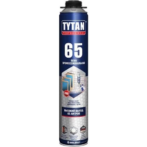 Професійна піна GUN B3 TYTAN O2 65 (750мл) / пістолетна ЗИМА