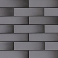 Глазурованная фасадная плитка графитовая с оттенком