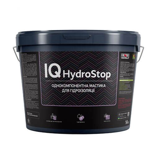 Мастика гідроізоляційна IQ HydroStop 14 кг (для ванної, для плитки)
