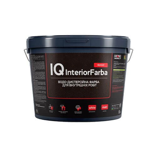 Фарба акрилова інтер'єрна Vamiut IQ InteriorFarba Basic 10 л