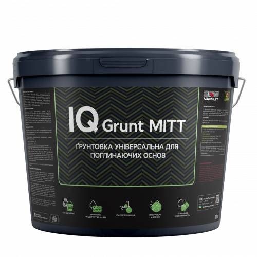 Грунтівка глибокопроникаюча для поглинаючих основ IQ Grunt MІТТ 10л.