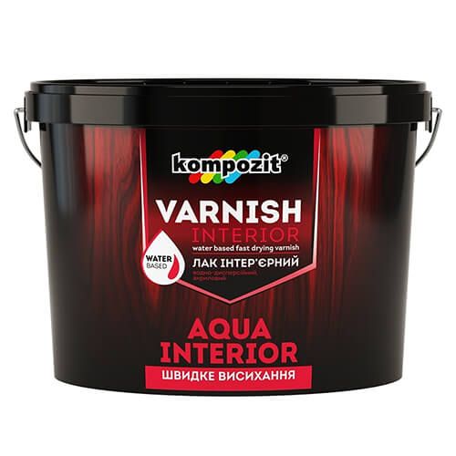 Лак интерьерный AQUA INTERIOR Kompozit глянец 3 л.
