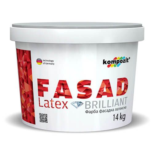 Краска фасадная FASAD LATEX Kompozit 14 кг