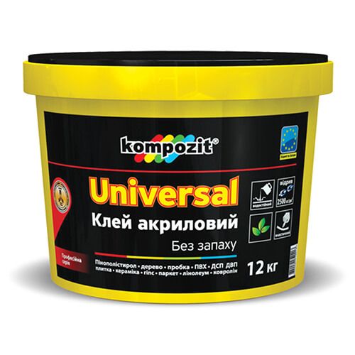 Клей акриловий UNIVERSAL Kompozit, 12 кг