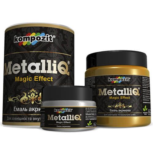 Емаль акрилова METALLIQ Kompozit (0,5 кг)