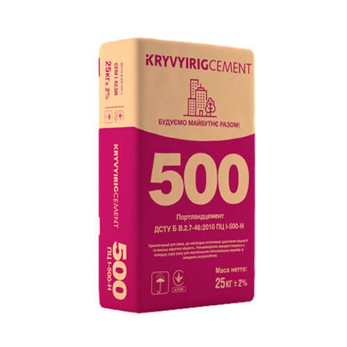 Цемент Криворожский ПЦ І-500-Н Д0, 25 кг