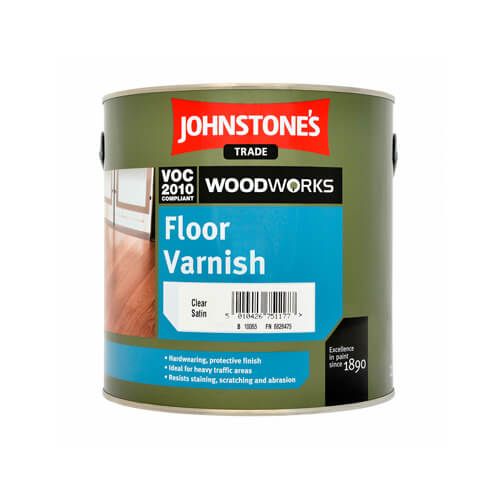 Лак полиуретановый для пола Johnstone's Floor Varnish Satin 5л