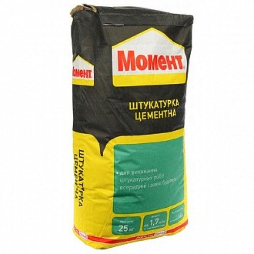 Цементно-известковая штукатурка Момент 25кг