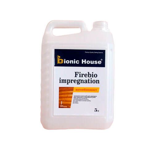 Вогнебіозахисна речовина для деревини Bionic-House Firebio impregnation 5л