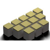 Тротуарная плитка Шашка Серая 60мм Золотой Мандарин