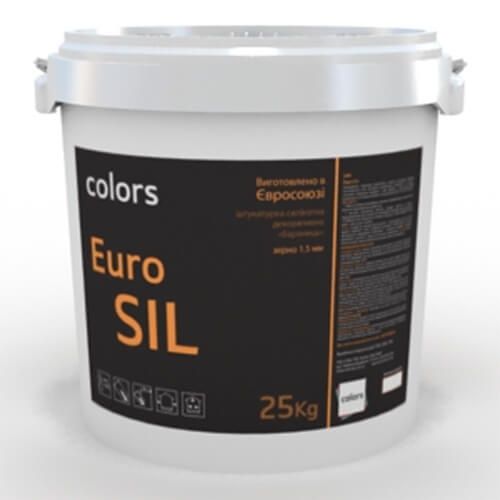 Штукатурка силикатная 1,5 мм бараш Colors/Proma EURO SIL 25 кг