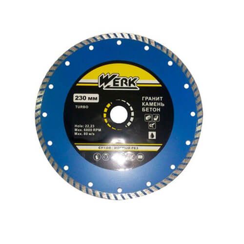 Круг алмазный Werk Turbo 115х7х22.225 (WE 110110)
