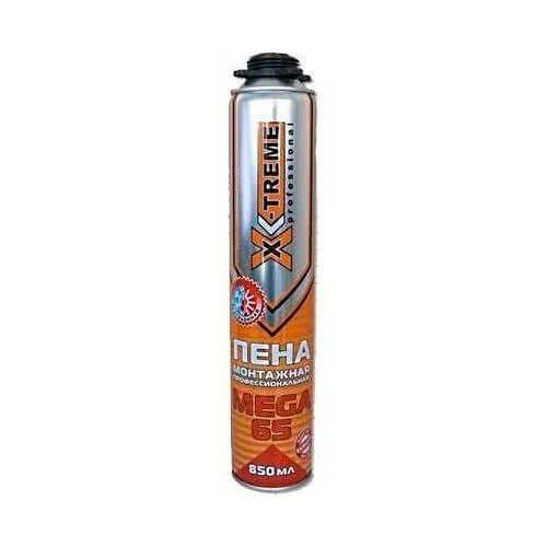 Піна Монтажна Професійна X-TREME МЕГА 65 (850 МЛ)