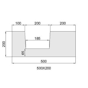 Газобетонный U-Блок ТРВ 500х200х600