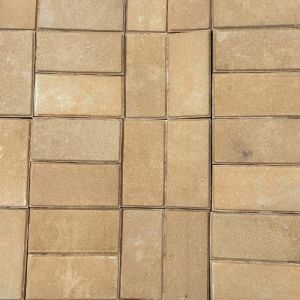 Клинкерная тротуарная плитка Old Gold 200x100x50 мм (брусчатка)