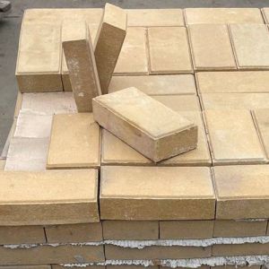 Клинкерная тротуарная плитка Old Gold 200x100x50 мм (брусчатка)