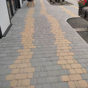 Тротуарна плитка Unilux Старе місто Сіра 60 мм