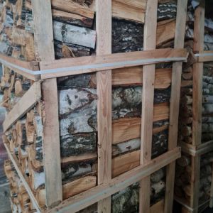 Дрова паливні (колоті) БЕРЕЗА у ящику по 2 скл.метр