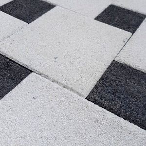 Тротуарна плитка Плита 400х400х60мм бланко меланж Золотий Мандарин