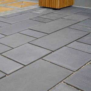 Тротуарна плитка Гранд Ків під природний камінь 590х290х60мм Золотий Мандарин