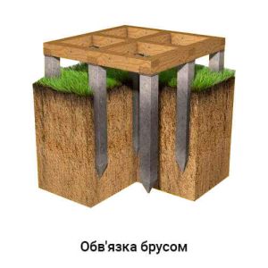 Палі 6м (200х200) С 60.20-3 залізобетонні