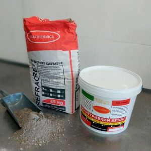 Вогнетривкий бетон для котлів СБС-1200К (REFRACRET-35RC)