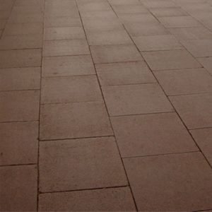 Плита тротуарна 600х600 мм коричнева вулична Золотий Мандарин
