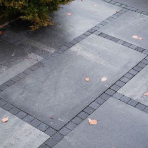 Бетонна тротуарна плита 900х450 грейс (під камінь) Золотий Мандарин