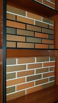 Кирпич облицовочный красный Евротон Флэш 