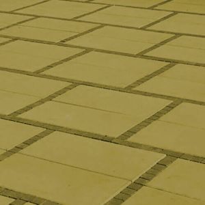 Тротуарная плитка Неолит 60мм горчичная Золотой Мандарин